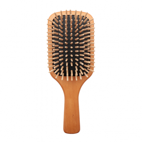 木製木針大板氣墊梳｜Wooden hairbrush