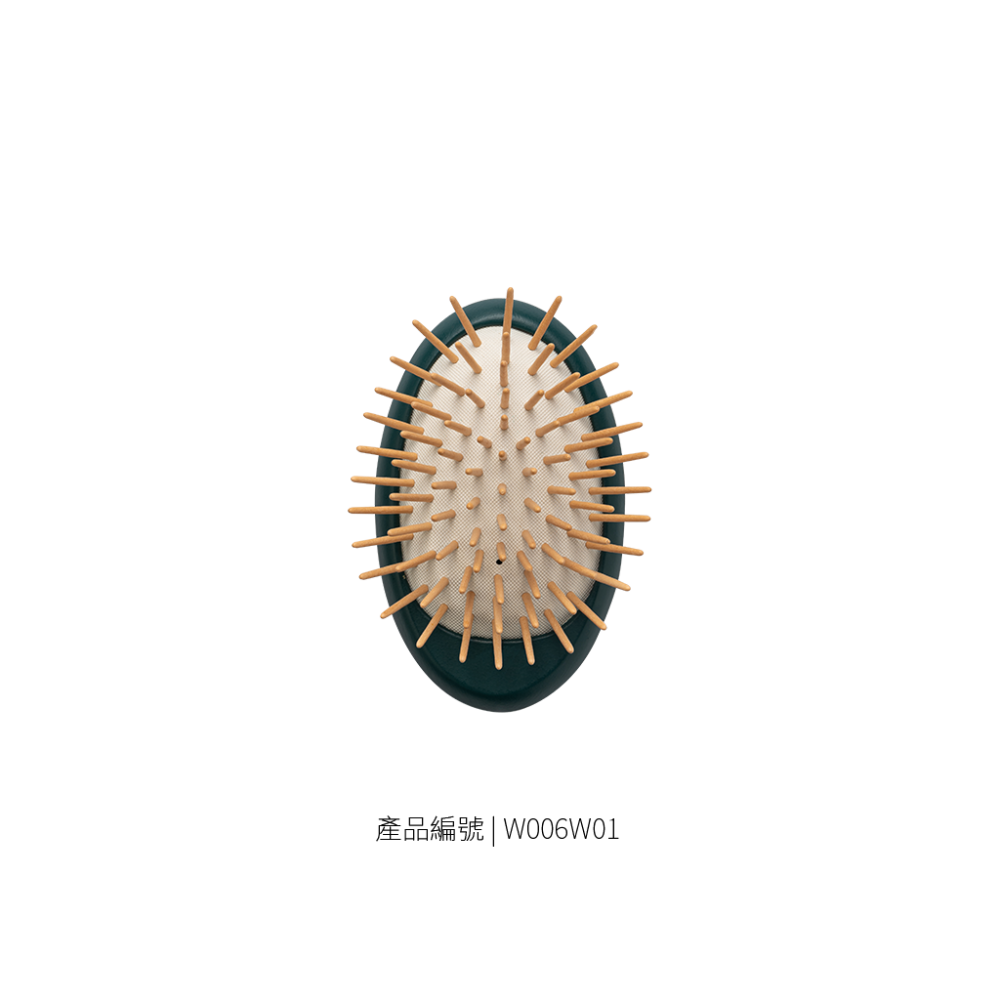 掌型氣墊梳｜木針