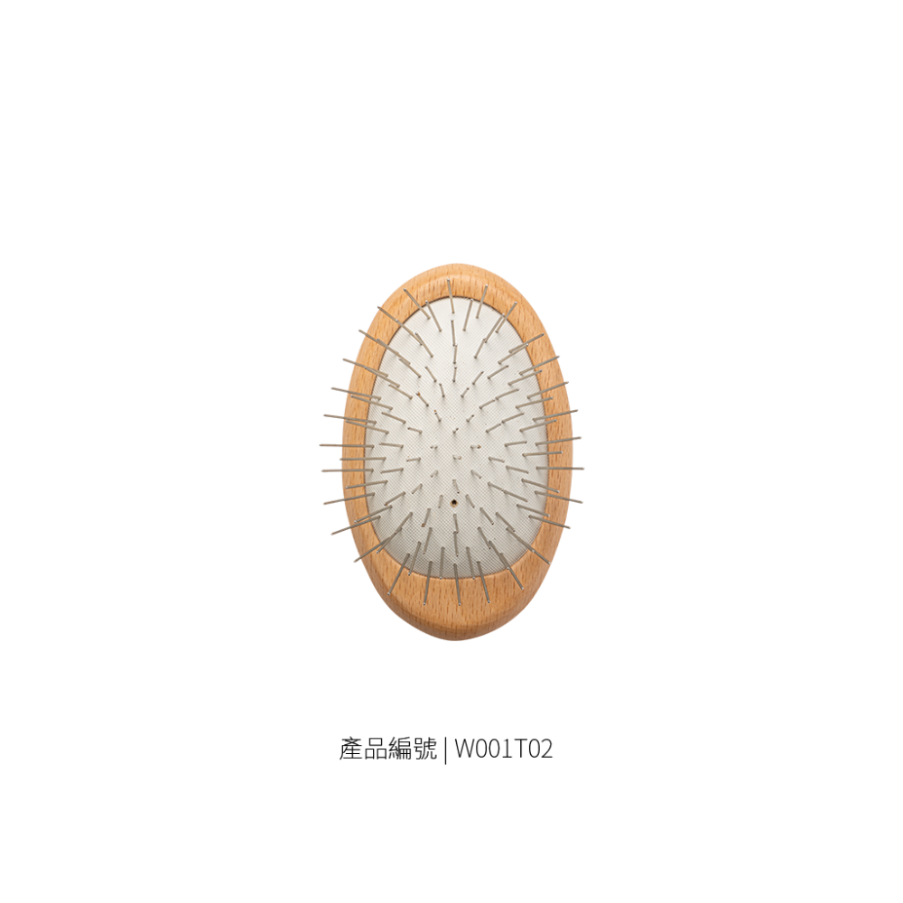 掌型氣墊梳｜不鏽鋼針