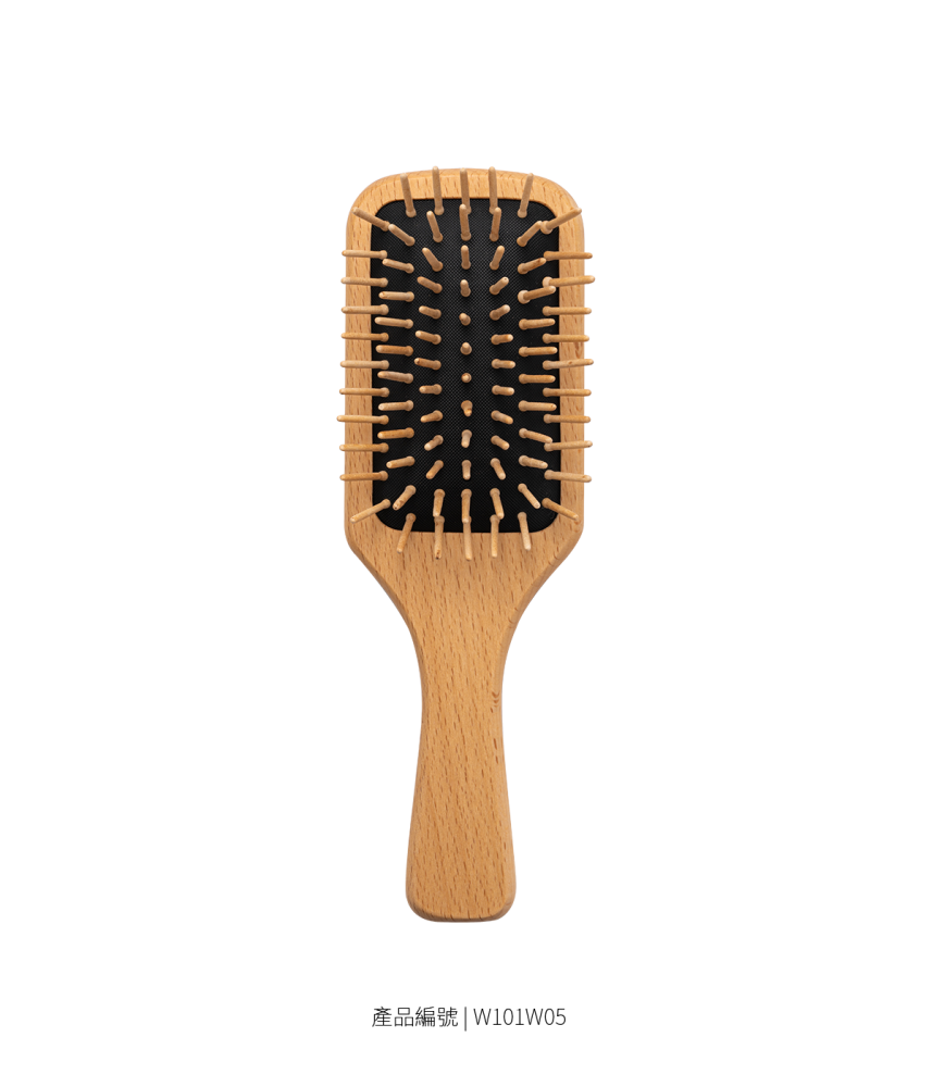 經典氣墊梳（小）｜木針