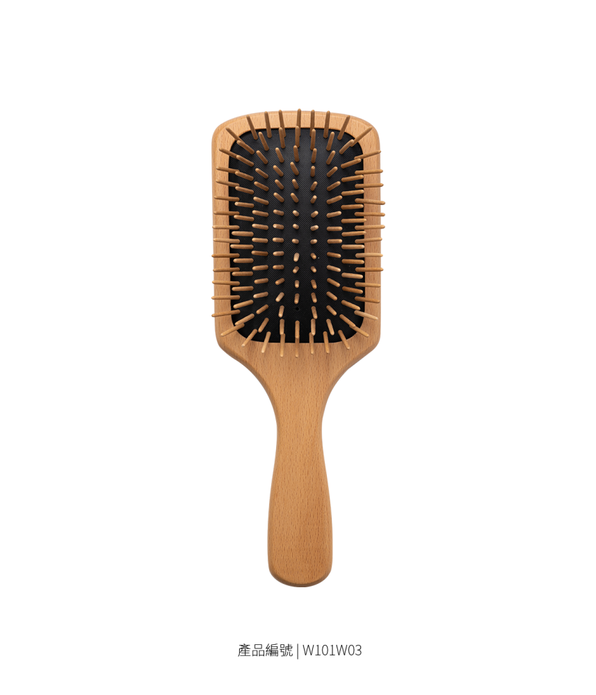 經典氣墊梳（大）｜木針