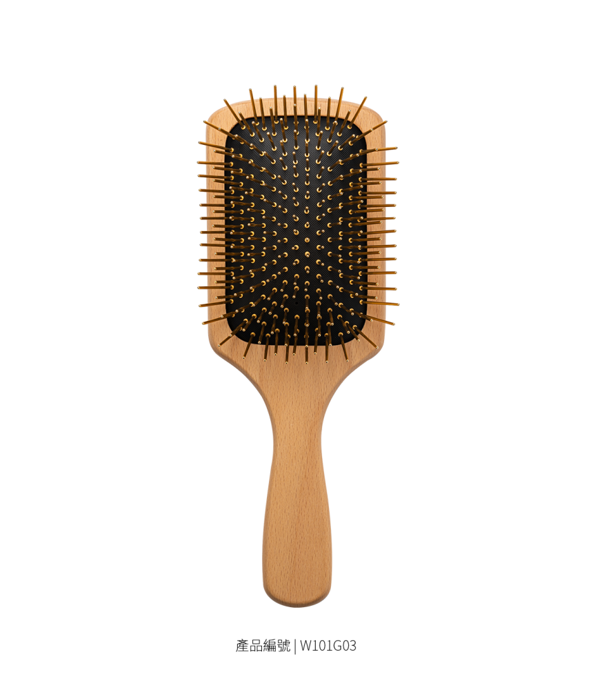 經典氣墊梳（大）｜黃金針