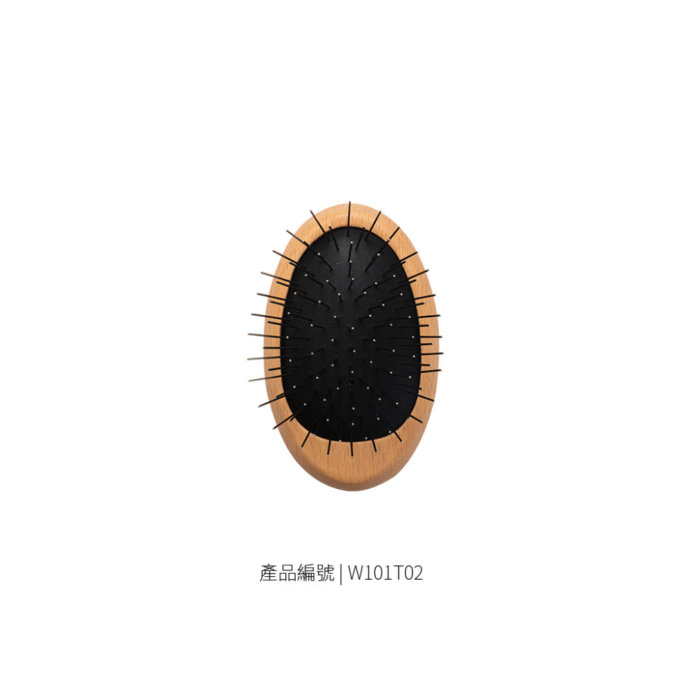 掌型氣墊梳｜不鏽鋼針