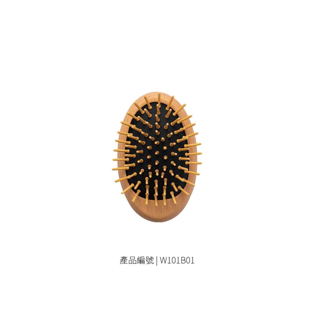 掌型氣墊梳｜竹針