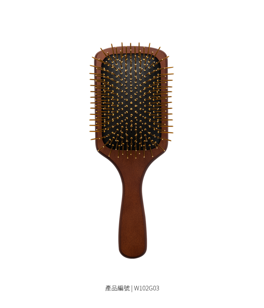 經典氣墊梳（大）｜黃金針