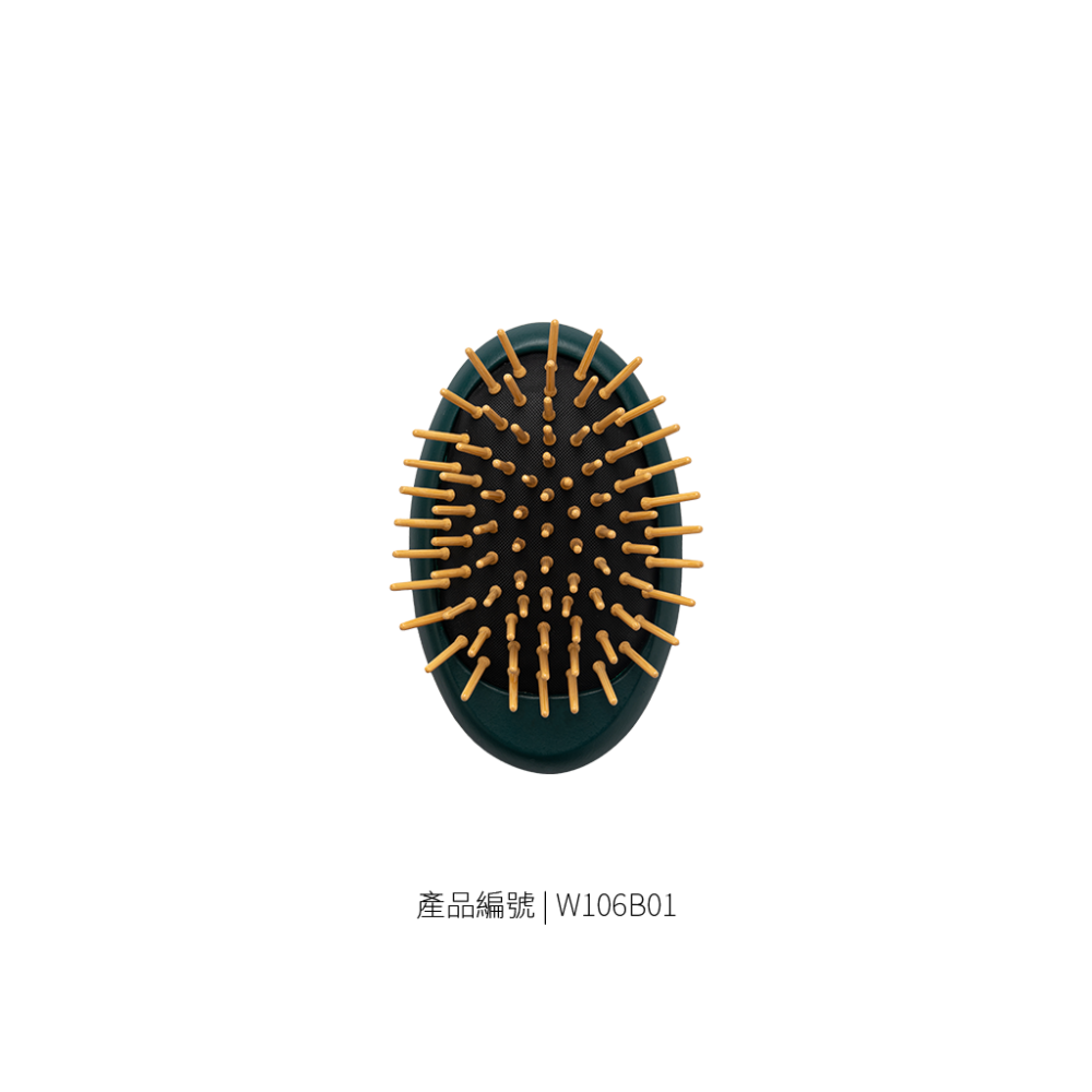 掌型氣墊梳｜竹針